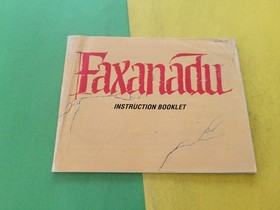 Faxanadu Nintendo NES Instruction Booklet Manual Only