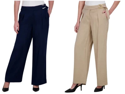 Pantalón con cinturón para mujer DKNY Foto 1 de 4