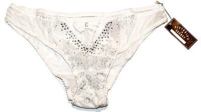 Bragas Victoria's Secret Fashion Show 2013 blancas marfil M medianas vintage Foto 1 de 2