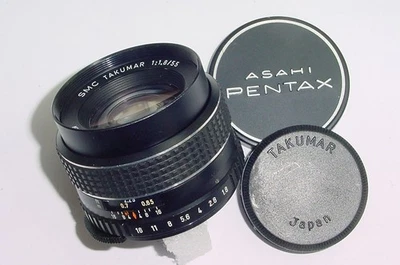 Pentax Takumar 55mm f/1.8 SMC M42 Screw Mount Manual Focus Standard Lens - Ex++ - Image 1 of 4