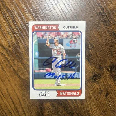 2023 Topps Heritage Alex Call RC IP Auto #354 - Image 1 of 2