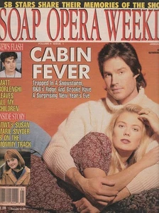 Soap Opera Weekly Jan 5, 1993 RONN MOSS-KATHERINE KELLY LANG-BYE SANTA BARBARA - Picture 1 of 5