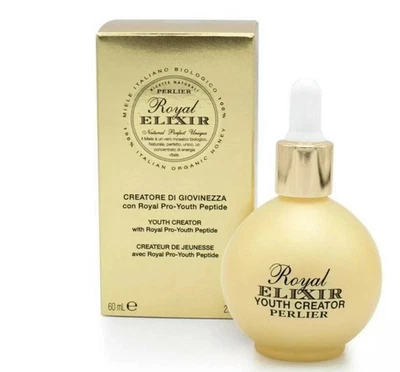 NEW Perlier Royal Elixir Youth Creator w Royal Pro-Youth Peptide 2 oz SEALED BOX - Image 1 of 4