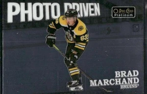 2022-23 O-Pee-Chee Platinum #PD-6 Brad Marchand Pee-Chee Platinum - Photo Driven - Picture 1 of 2