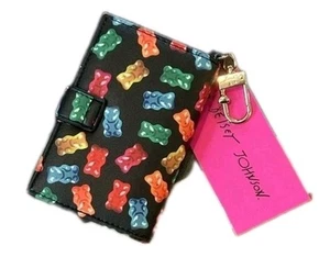 Betsey Johnson Gummy Bear Wallet Black Colorful Fun NWT - Picture 1 of 3