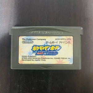 Pokemon Pinball Rubí y Zafiro Nintendo Gameboy Advance 2003 Versión Japón Ahorra OK - Imagen 1 de 24