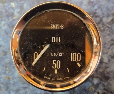 Smiths Oil Pressure Gauge To Fit Austin Mini Cooper PL2302/19 - Image 1 of 4