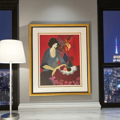 Merienda de Tarde Itzchak Tarkay 46/85 Edición Limitada Expresiones Coloridas Foto 1 de 4