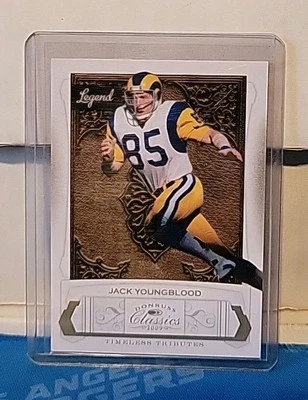 Jack Youngblood 2009 Donruss Classics Legend GOLD TIMELESS TRIBUTES /50 - Image 1 of 2