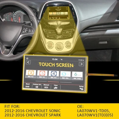 全新 7 英寸触摸屏数字化仪 适用于 2012 2013 2014 2015 2016 雪佛兰 Spark Sonic — 第 1/4 张图片