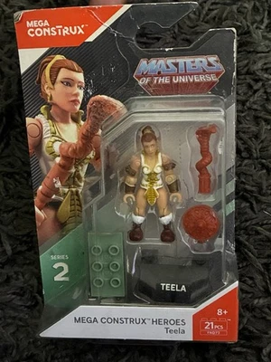 Mega Construx Heroes Teela Serie 2 Masters of the Universe Figura Regalo Juguete Nuevo Foto 1 de 2