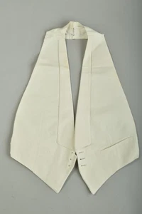 Huntsman Savile Row 1937 Tailored White Tie Evening Dress Piqué Waistcoat. XZR - Picture 1 of 5