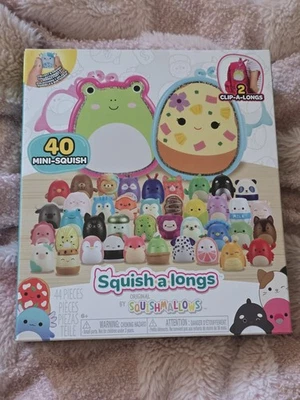 JAZWARES SquishMallows Squish-a-longs; 40 Mini-Squish Box - New Release - Free Postage