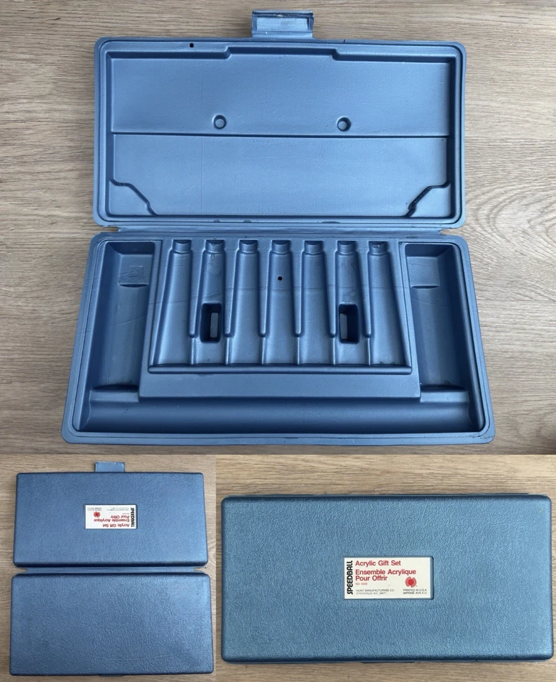 Speedball Artist Paint Case for Acrylic Painting Travel Case Holds Tubes Bottles - Image 1 of 4