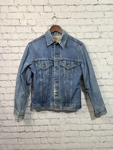 Levis 70506-0217 523 Vintage 70er Jahre blau Type 3 Denim Trucker Jacke 36 - Bild 1 von 7