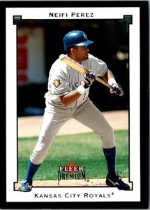 2002 Fleer Premium Neifi Perez #108 Kansas City Royals Baseball Card - Picture 1 of 2