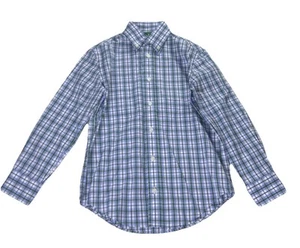 Brooks Brothers Boys Non Iron Blue Oxford Long Sleeve Dress Shirt Size 8 NWT - Picture 1 of 7