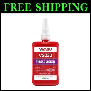 Purple Low Strength Threadlocker - 8.45 Oz Anaerobic Screw Glue for Safe Bonding - Picture 1 of 10