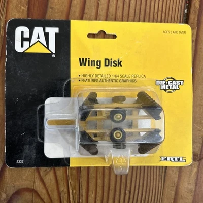 Ertl - Cat Wing Disk - 1/64 Die Cast New on Card 2333 - Image 1 of 3