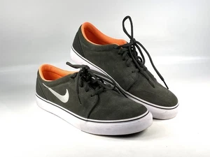 NIKE Men's Size 9 SB Skate Skateboard Olive Green Suede Sneakers - 536404 208 - Picture 1 of 12