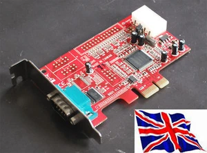 Serial x1 PCIe PCI Express 1S LP Low Profile w/Power - Picture 1 of 1