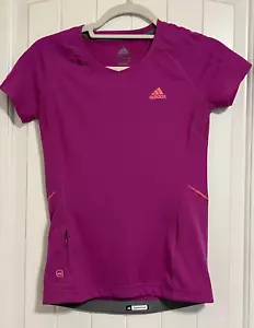 Adidas Women's SMALL Supernova Activewear Top Purple Short Sleeve Shirt - Picture 1 of 10