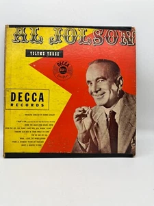 VTG Al Jolson Decca Records 33 1/2RPM Volume 3 - Imagen 1 de 4