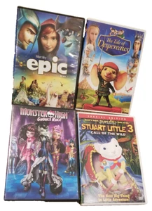 DVD MOVIE LOT/4~EPIC~THE TALE OF DESPEREAUX~MONSTER HIGH GHOULS~STUART LITTLE 3 - Picture 1 of 6