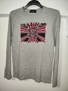 Fred Perry Hombres Camiseta de algodón de manga larga talla S - Imagen 1 de 7