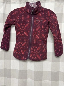 Columbia Girls Disney Frozen II Fleece Zip Up Jacket Size Xs 6/6x - Picture 1 of 7
