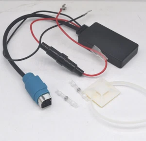 Adaptador BLUETOOTH AUX en forma de D para Alpine CDA-118M iDA-X100M CDA-9886m Marino - Imagen 1 de 5