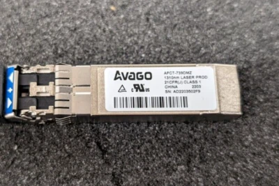 New, Avago, AFCT-739DMZ, 10Gb/1Gb Ethernet, 1310NM SFP+ Transceiver - Image 1 of 4