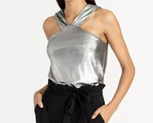 Rachel Roy Tanktop Silber. Neu mit Tickets. Größe XL - Bild 1 von 6