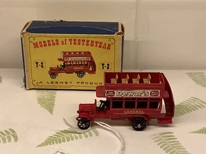 Lesney Matchbox Models of Yesteryear Y-2 London Bus Dewar’s MIB 1956. - Picture 1 of 10
