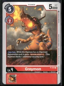 Digimon Card Game CCG Greymon P-010 Promo - Picture 1 of 1