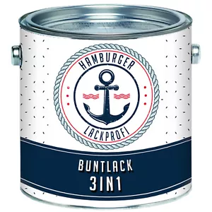 Buntlack SEIDENMATT 3in1 Rostschutzfarbe Grundierung Metallschutzlack 1L HLP - Bild 1 von 383