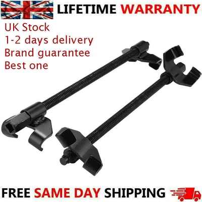 COIL SPRING COMPRESSOR HEAVY DUTY PAIR OF SUSPENSION CLAMPS 380MM TOOL FOR CAR - Image 1 of 4