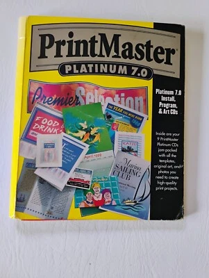 Mindscape Print Master PrintMaster Platinum 7.0 - WIN 95 98 NT W/ User Guide - Image 1 of 3