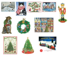 Large Luxury Pop up 3-D Christmas Advent Calendars - free post in UK - Picture 1 of 12