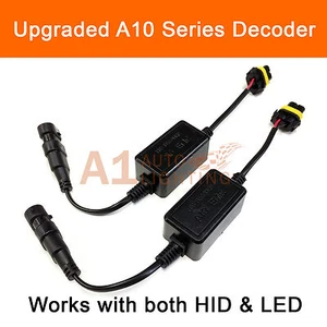 2x A10 EMC 9005 Headlight Canbus LED Decoder Anti-Flicker HID Warning Canceller - Picture 1 of 6