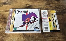 Nights Into Dreams Sega Saturn Japan Import Complete + Spine Tested US Seller