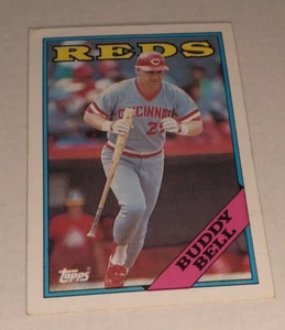 1988 Topps Baseball Card Buddy Bell Cincinnati Reds #130 - Picture 1 of 2