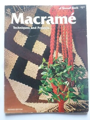 MACRAMÉ Techniques and Projects - Vintage 1970's Pattern Book - Image 1 of 4