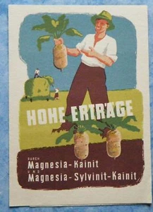Werbeheft Landwirtschaft Magnesia Sylvinit Kainit VVB Kali und Salze Halle 1951 - Bild 1 von 3