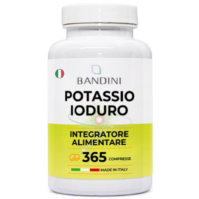 Bandini® IODURO DI POTASSIO 365 Compresse (NEW) da 225 mcg, IODIO Extra Puro - Immagine 1 di 4
