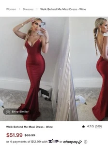fashion nova red dress - Picture 1 of 4
