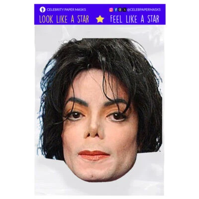 Michael Jackson Masks Celebrity Face Mask Singer - Image 1 of 4