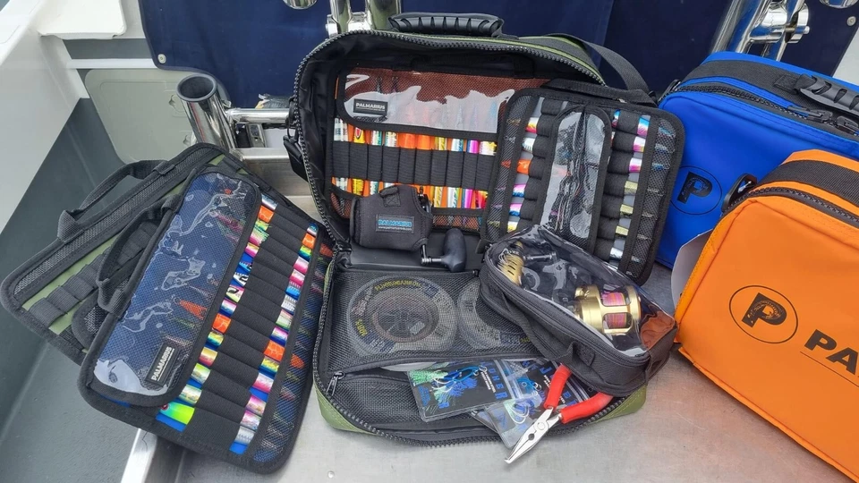 Palmarius Jig Case XL Plantillas de lanzamiento lento tiene capacidad para 120+ JIgs en 4 tarjetas extraíbles Foto 1 de 4