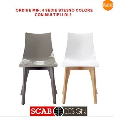 SEDIA NATURAL ZEBRA ANTISHOCK SCOCCA BIANCO PIENO GAMBE IN FAGGIO NATURALE - Immagine 1 di 2