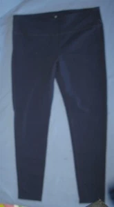 Athleta Chaturanga Leggings Athletic 919052 Navy Blue Full Womens 1X EUC - Picture 1 of 9